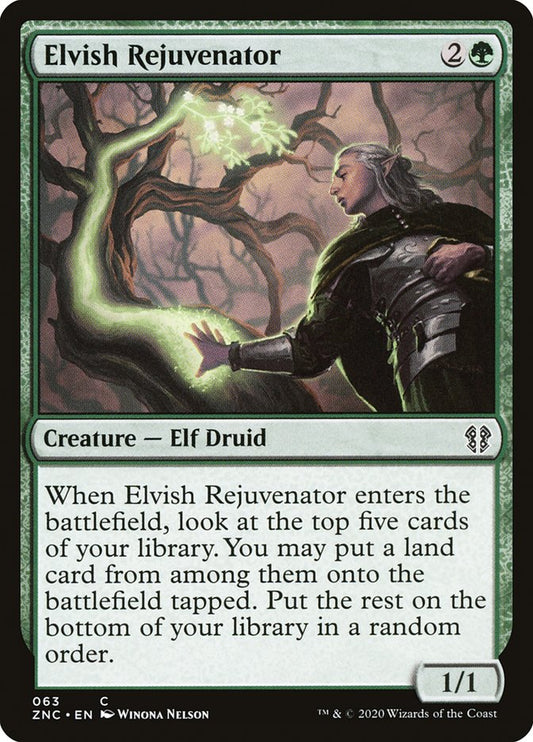 Elvish Rejuvenator [Zendikar Rising Commander] (63)