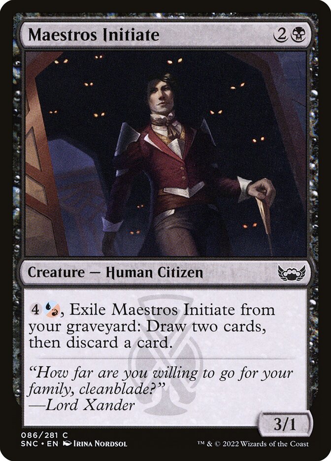 Maestros Initiate [Streets of New Capenna] (86)