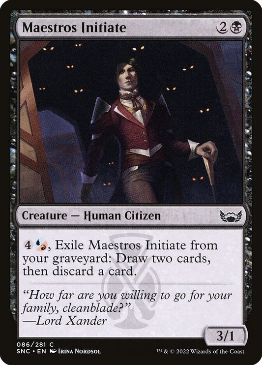 Maestros Initiate [Streets of New Capenna] (86)