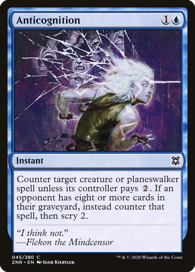 Anticognition [Zendikar Rising] (45)
