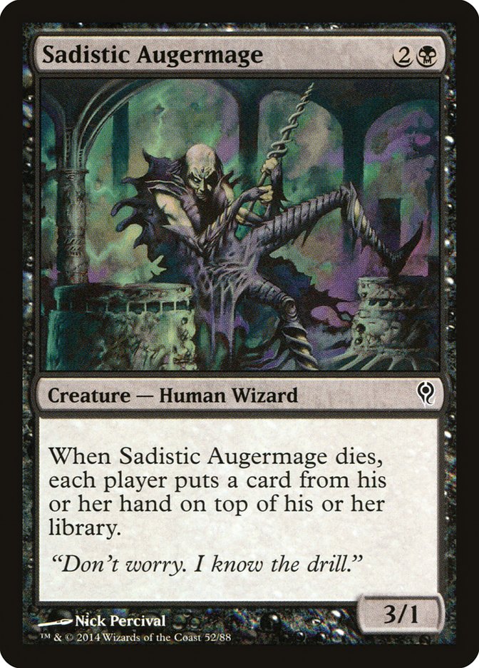 Sadistic Augermage [Duel Decks: Jace vs. Vraska] (52)