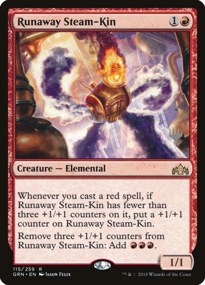 Runaway Steam-Kin [Guilds of Ravnica Promos] (115p)