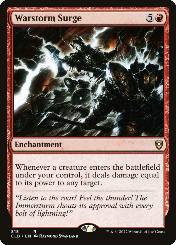 Warstorm Surge [Commander Legends: Battle for Baldur's Gate] (815)