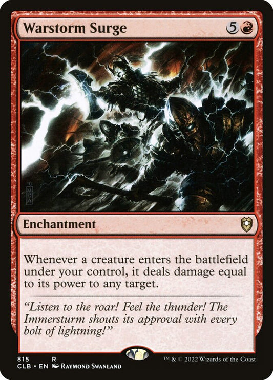 Warstorm Surge [Commander Legends: Battle for Baldur's Gate] (815)