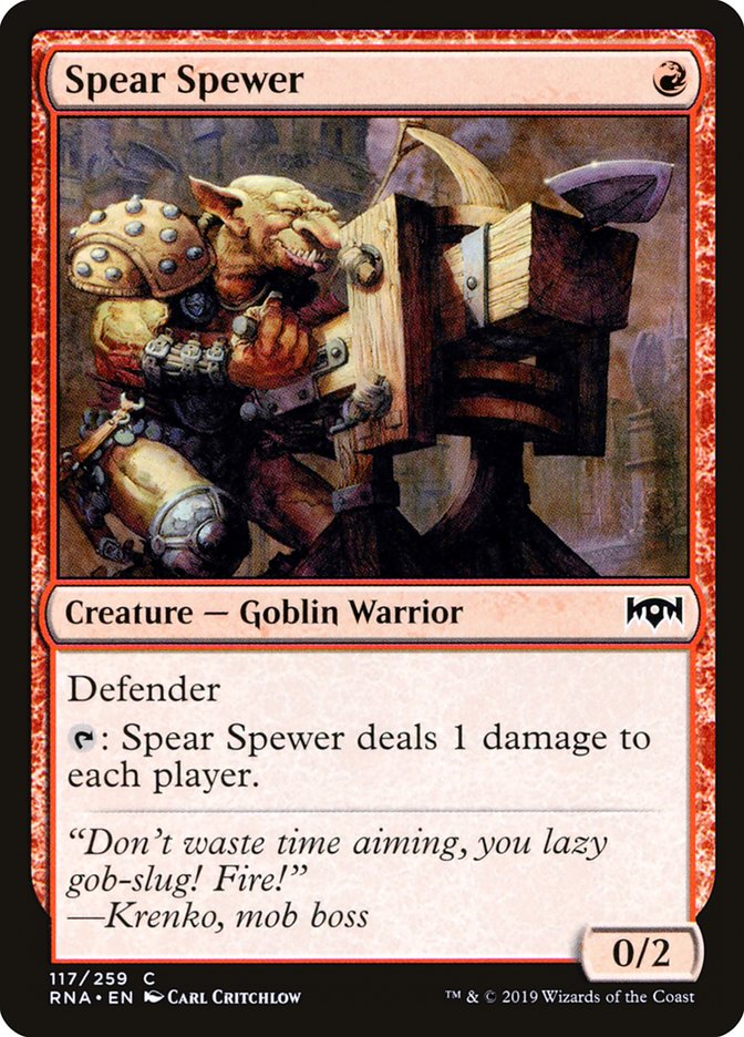 Spear Spewer [Ravnica Allegiance] (117)