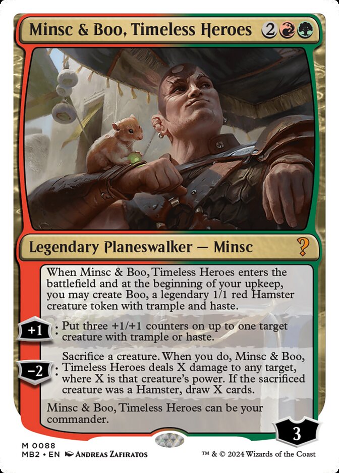 Minsc & Boo, Timeless Heroes [Mystery Booster 2] (88)