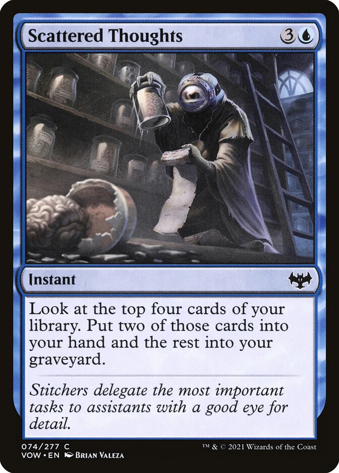 Scattered Thoughts [Innistrad: Crimson Vow] (74)
