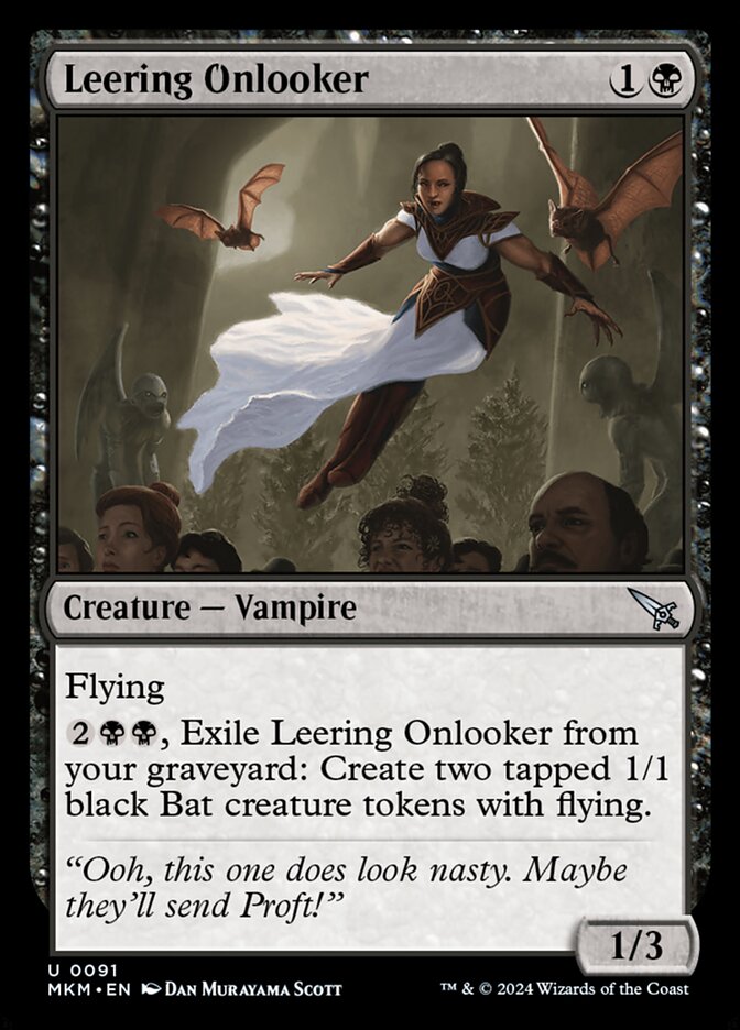 Leering Onlooker [Murders at Karlov Manor] (91)