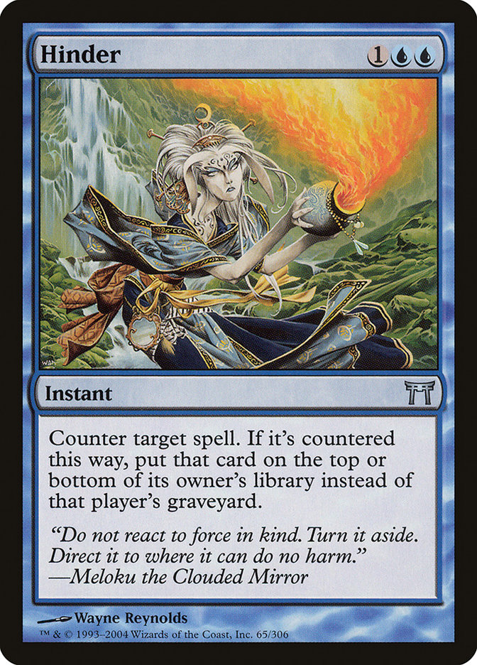 Hinder [Champions of Kamigawa] (65)