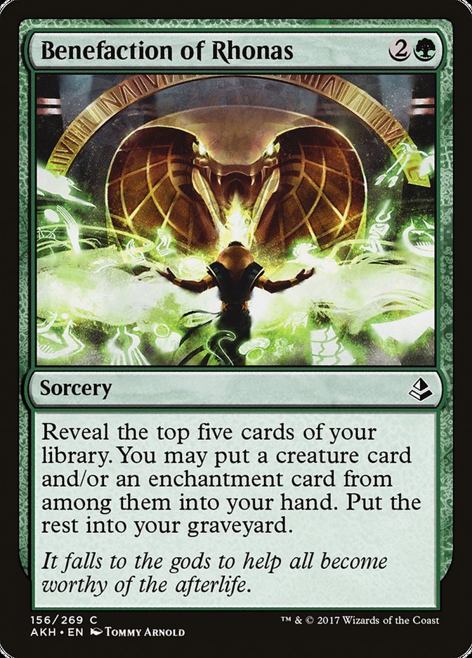 Benefaction of Rhonas [Amonkhet] (156)