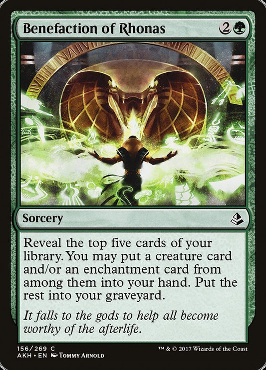 Benefaction of Rhonas [Amonkhet] (156)