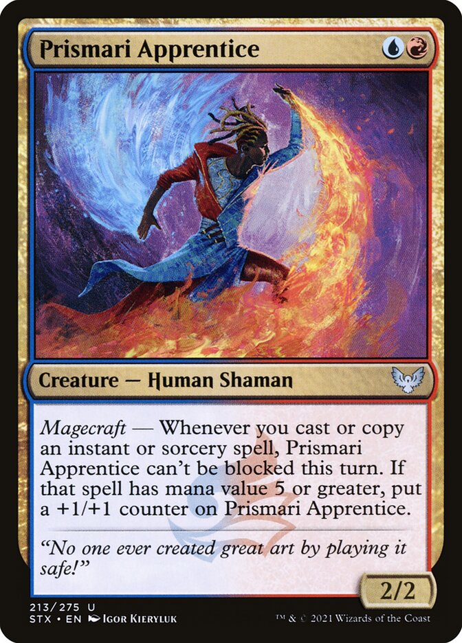 Prismari Apprentice [Strixhaven: School of Mages] (213)