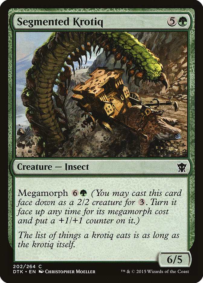 Segmented Krotiq [Dragons of Tarkir] (202)