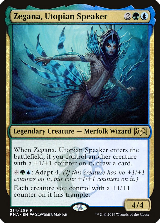 Zegana, Utopian Speaker [Ravnica Allegiance] (214)