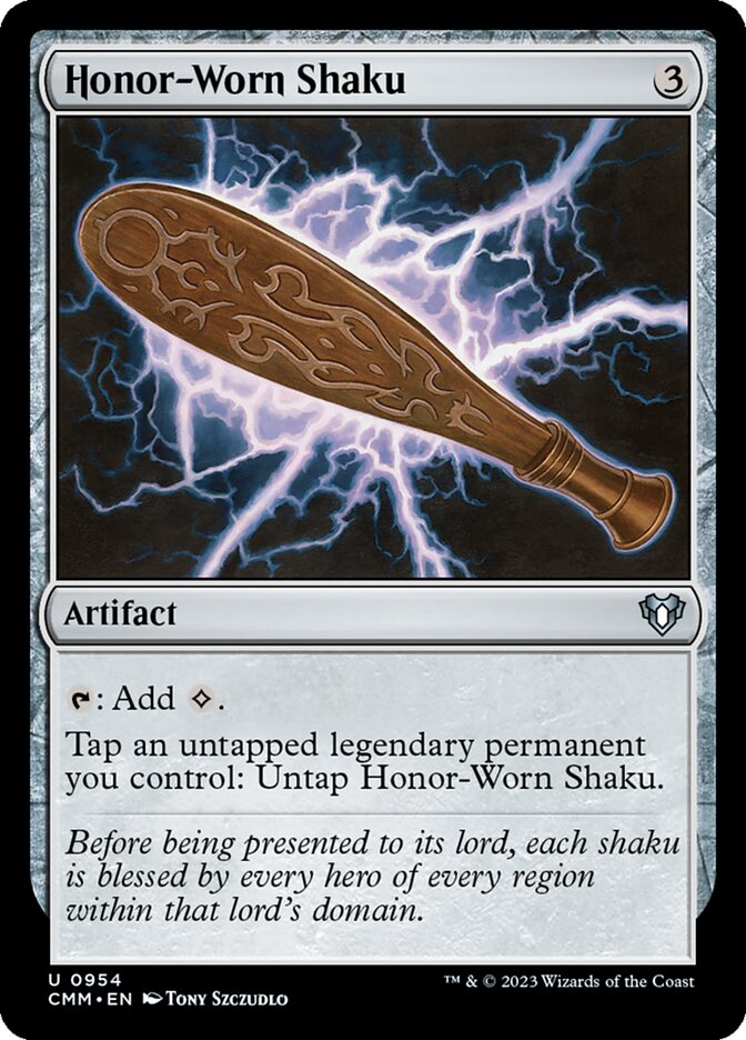 Honor-Worn Shaku [Commander Masters] (954)