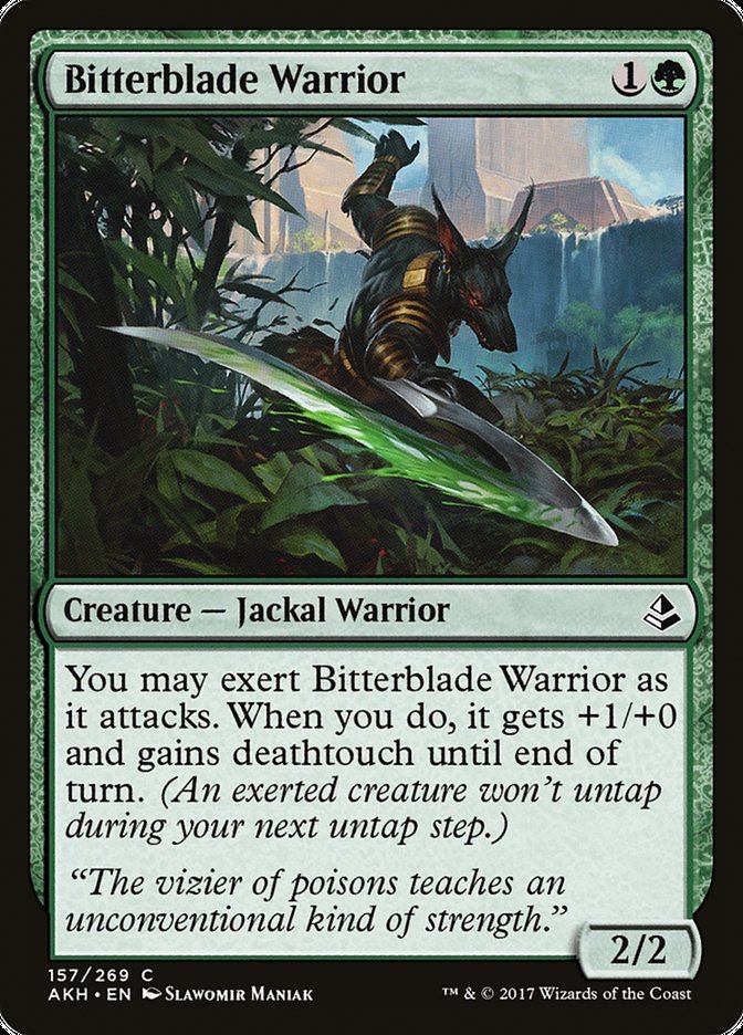 Bitterblade Warrior [Amonkhet] (157)