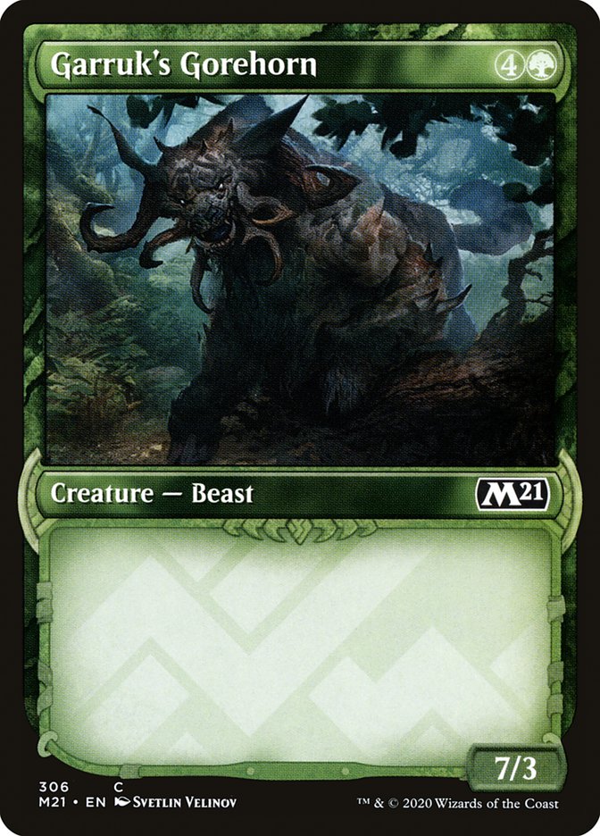 Garruk's Gorehorn [Core Set 2021] (306)