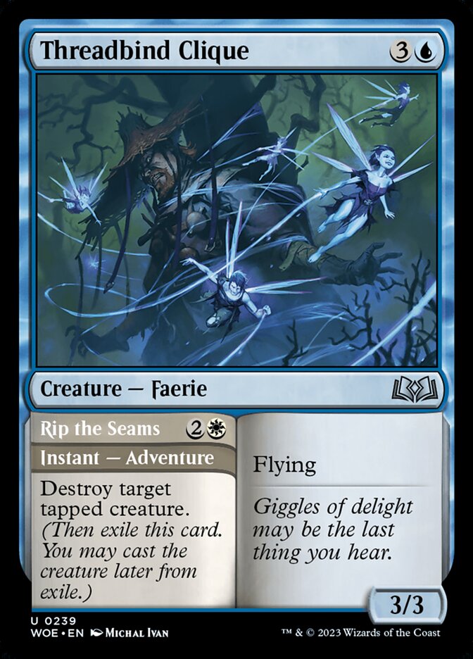 Threadbind Clique // Rip the Seams [Wilds of Eldraine] (239)