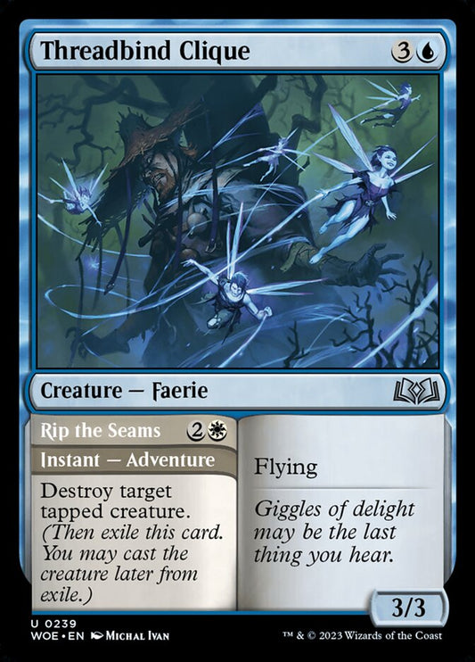 Threadbind Clique // Rip the Seams [Wilds of Eldraine] (239)