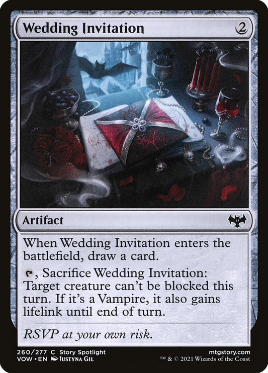 Wedding Invitation [Innistrad: Crimson Vow] (260)