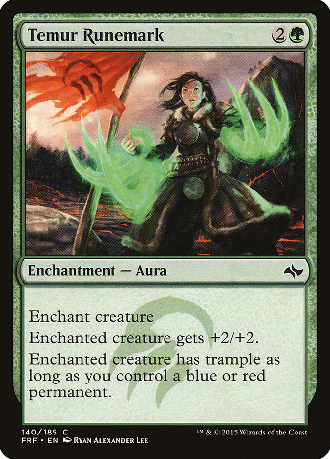 Temur Runemark [Fate Reforged] (140)