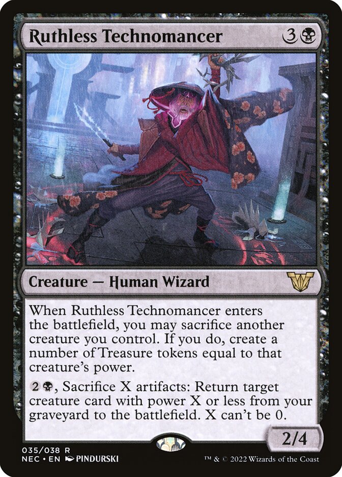 Ruthless Technomancer [Neon Dynasty Commander] (35)
