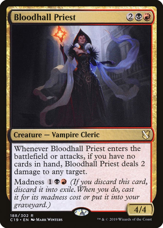 Bloodhall Priest [Commander 2019] (188)
