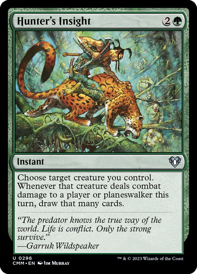 Hunter's Insight [Commander Masters] (296)