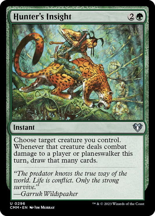 Hunter's Insight [Commander Masters] (296)