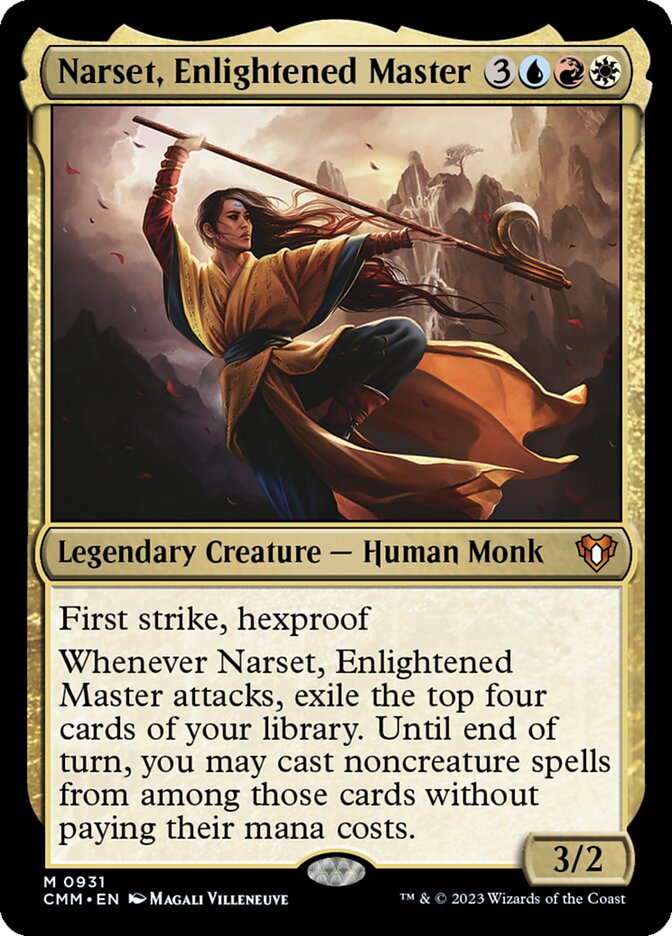 Narset, Enlightened Master [Commander Masters] (931)