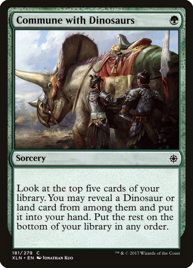 Commune with Dinosaurs [Ixalan] (181)