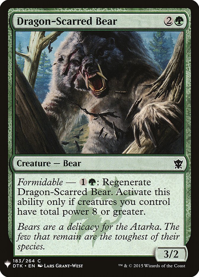 Dragon-Scarred Bear [The List] (DTK-183)