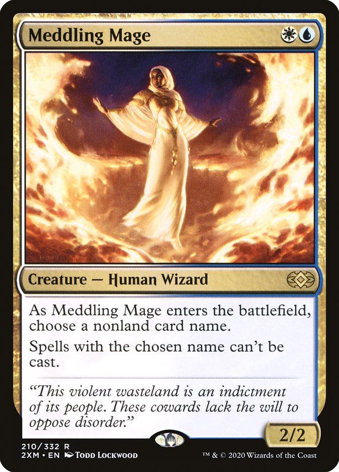 Meddling Mage [Double Masters] (210)