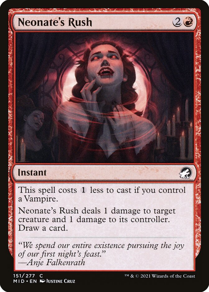 Neonate's Rush [Innistrad: Midnight Hunt] (151)