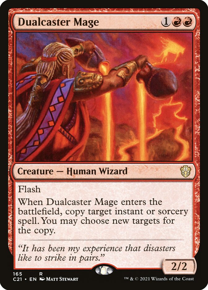 Dualcaster Mage [Commander 2021] (165)