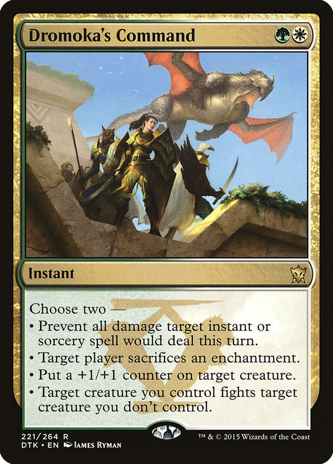 Dromoka's Command [Dragons of Tarkir] (221)