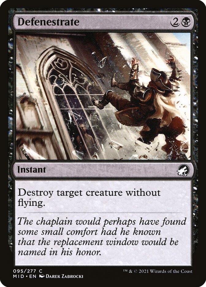 Defenestrate [Innistrad: Midnight Hunt] (95)