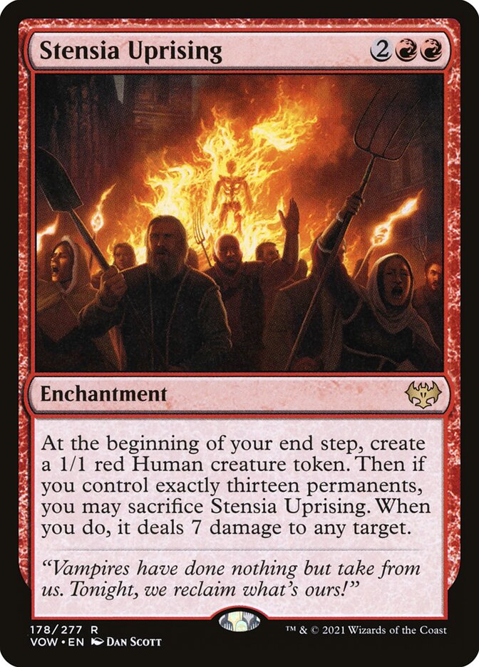 Stensia Uprising [Innistrad: Crimson Vow] (178)