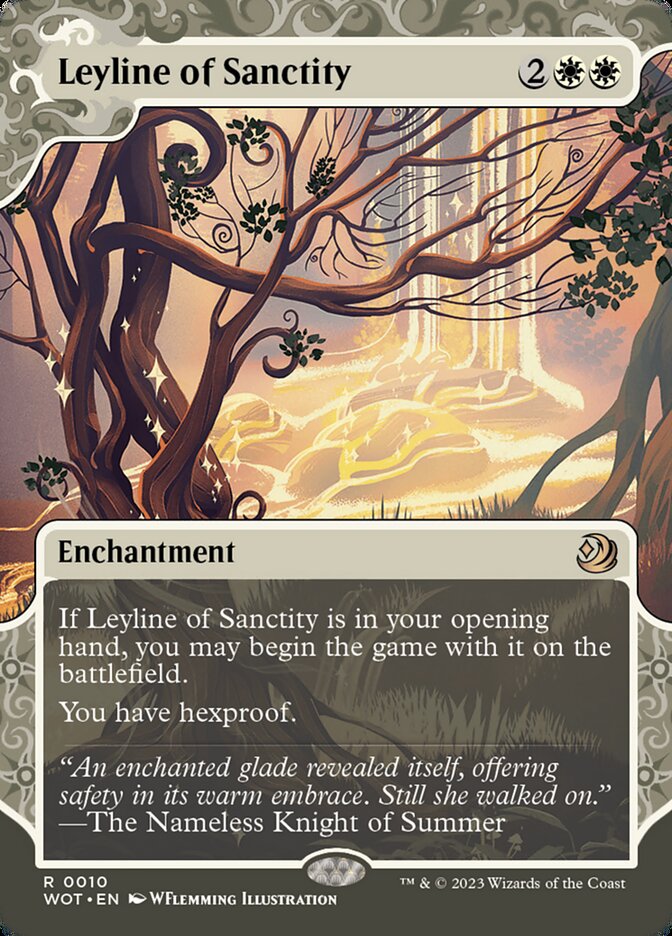Leyline of Sanctity [Wilds of Eldraine: Enchanting Tales] (10)