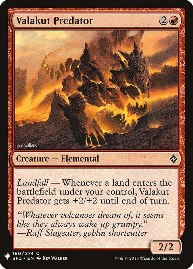 Valakut Predator [The List] (BFZ-160)