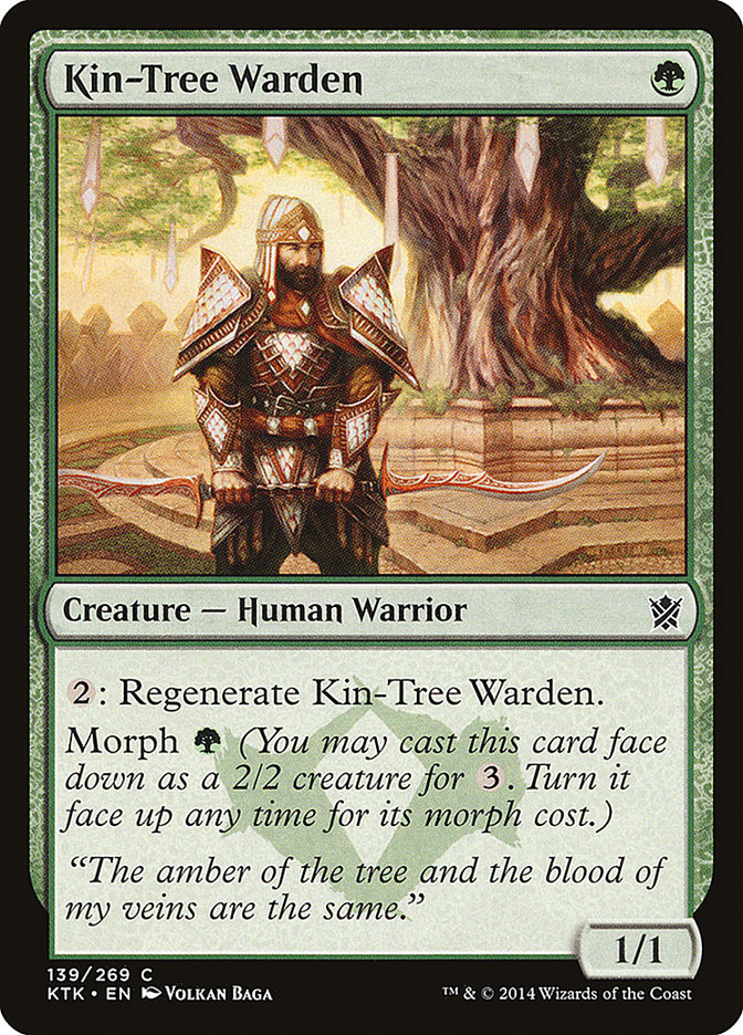 Kin-Tree Warden [Khans of Tarkir] (139)