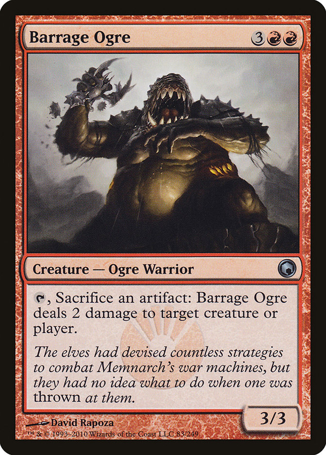 Barrage Ogre [Scars of Mirrodin] (83)