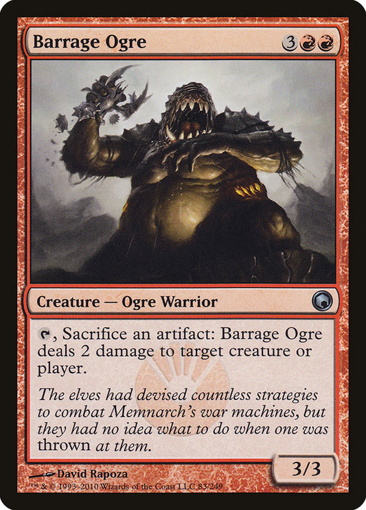 Barrage Ogre [Scars of Mirrodin] (83)