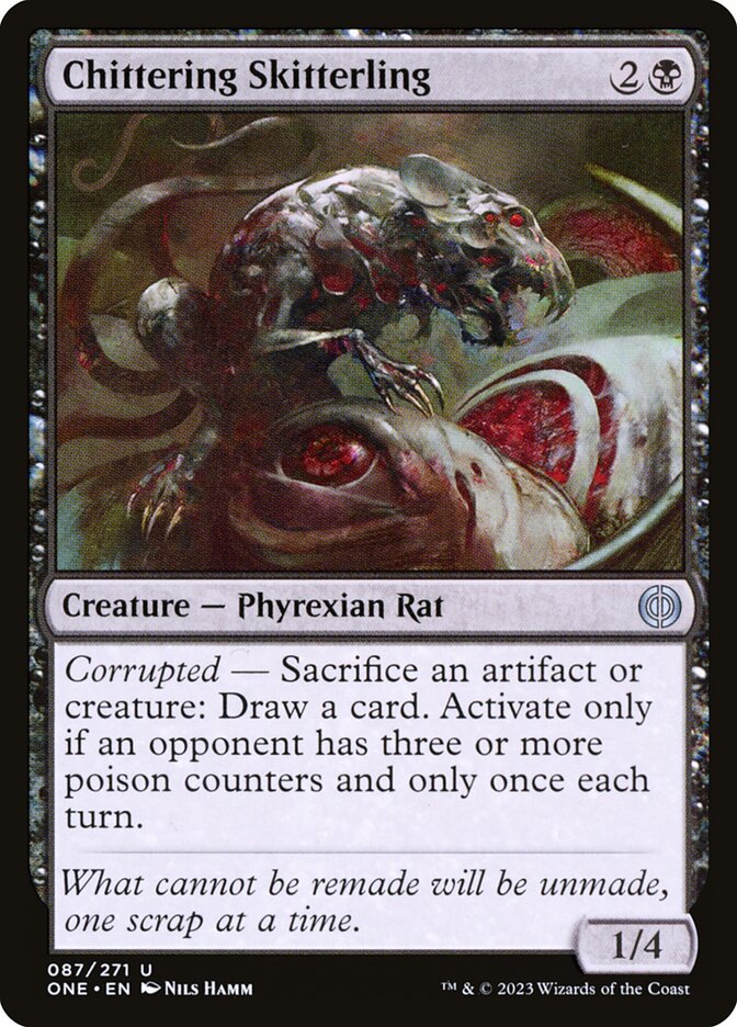 Chittering Skitterling [Phyrexia: All Will Be One] (87)