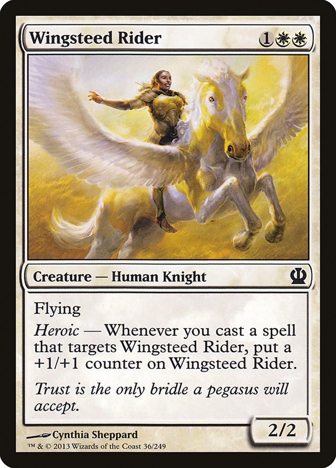 Wingsteed Rider [Theros] (36)