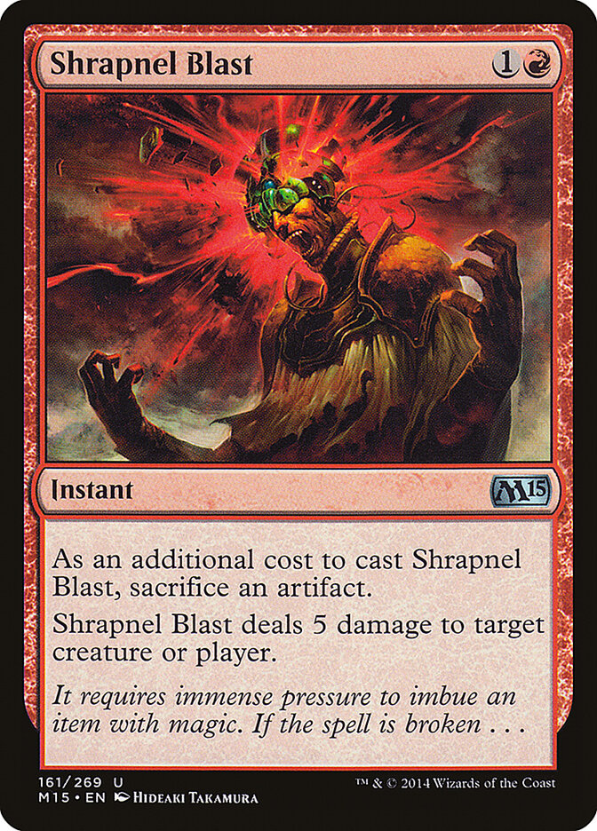 Shrapnel Blast [Magic 2015] (161)