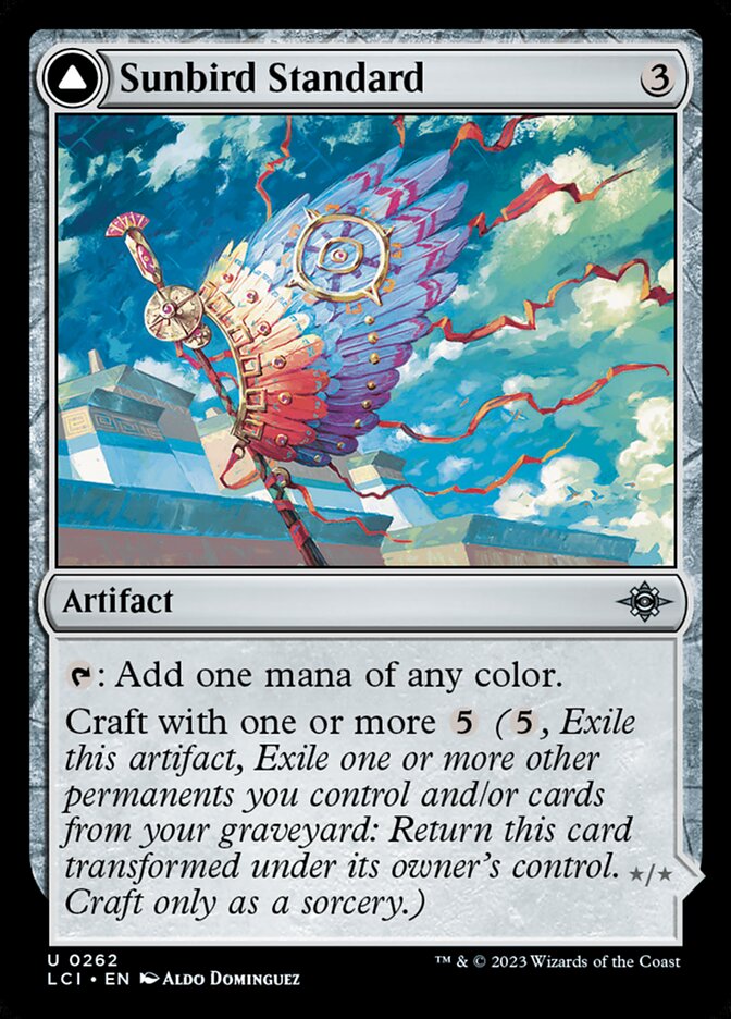 Sunbird Standard // Sunbird Effigy [The Lost Caverns of Ixalan] (262)