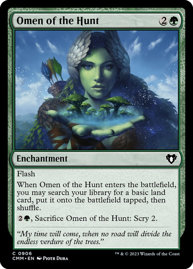 Omen of the Hunt [Commander Masters] (906)