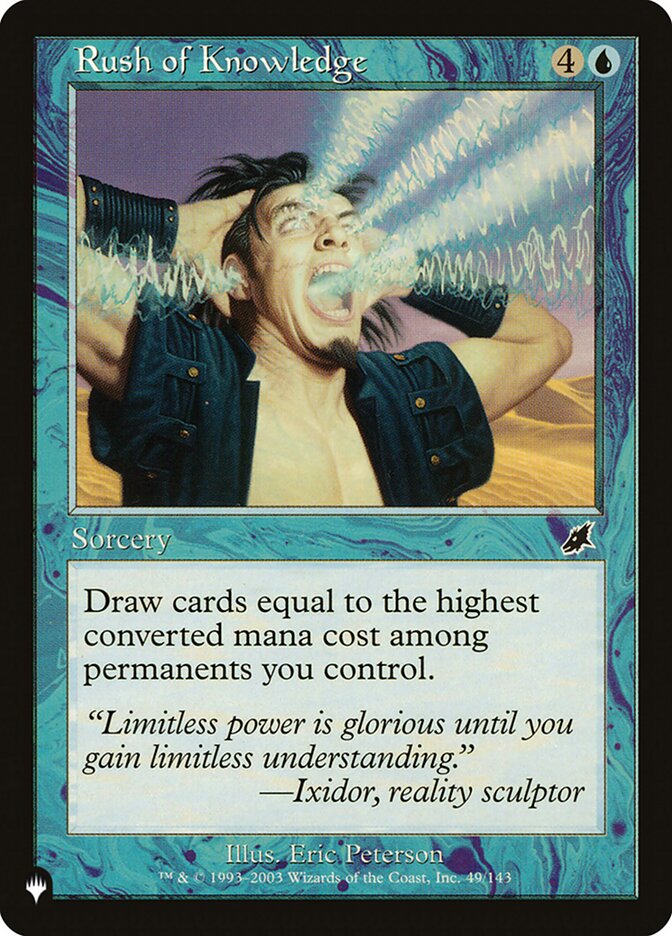 Rush of Knowledge [The List] (SCG-49)