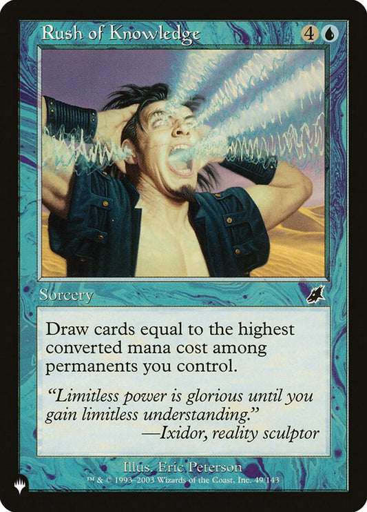 Rush of Knowledge [The List] (SCG-49)